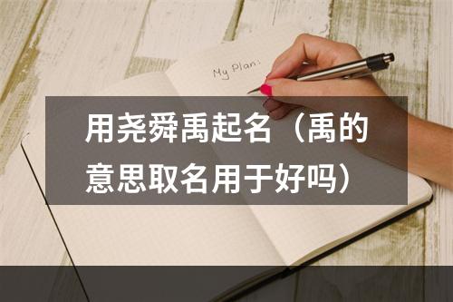 用尧舜禹起名（禹的意思取名用于好吗）