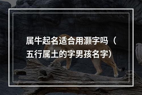 属牛起名适合用灏字吗（五行属土的字男孩名字）
