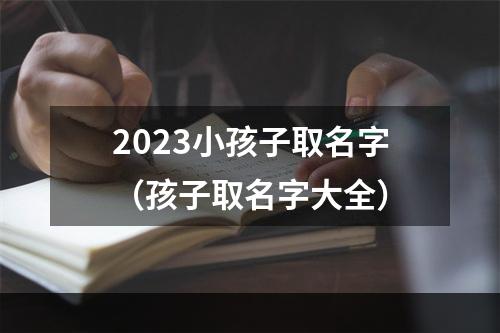 2023小孩子取名字（孩子取名字大全）
