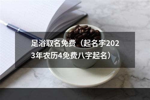 足浴取名免费（起名字2023年农历4免费八字起名）