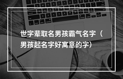 世字辈取名男孩霸气名字（男孩起名字好寓意的字）