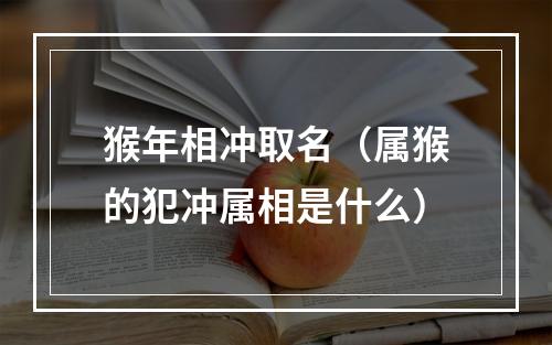 猴年相冲取名（属猴的犯冲属相是什么）