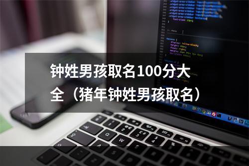 钟姓男孩取名100分大全（猪年钟姓男孩取名）