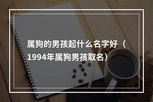 属狗的男孩起什么名字好（1994年属狗男孩取名）
