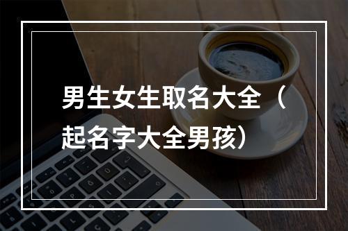 男生女生取名大全（起名字大全男孩）