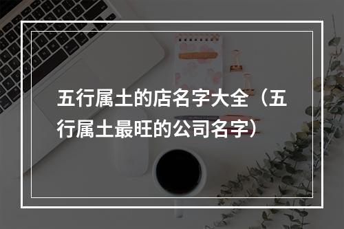 五行属土的店名字大全（五行属土最旺的公司名字）