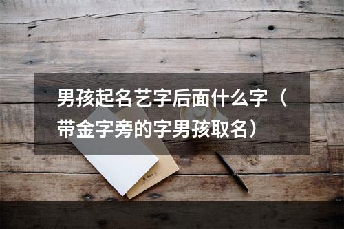 男孩起名艺字后面什么字（带金字旁的字男孩取名）