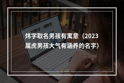 炜字取名男孩有寓意（2023属虎男孩大气有涵养的名字）