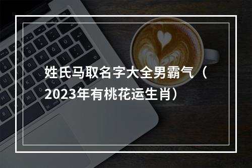 姓氏马取名字大全男霸气（2023年有桃花运生肖）