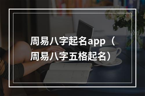 周易八字起名app（周易八字五格起名）