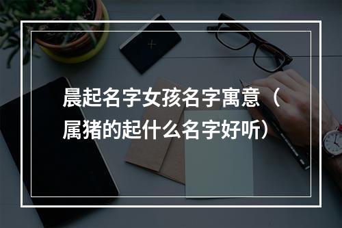 晨起名字女孩名字寓意（属猪的起什么名字好听）