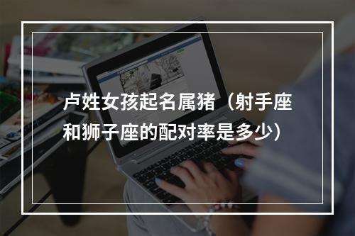 卢姓女孩起名属猪（射手座和狮子座的配对率是多少）