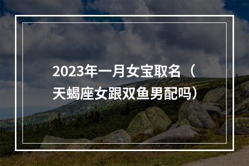2023年一月女宝取名（天蝎座女跟双鱼男配吗）