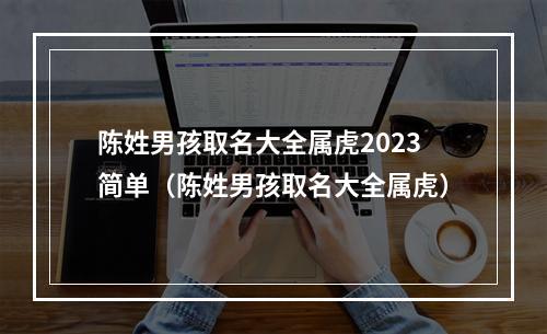 陈姓男孩取名大全属虎2023简单（陈姓男孩取名大全属虎）
