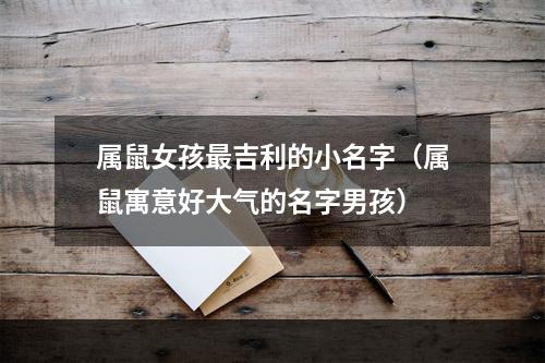 属鼠女孩最吉利的小名字（属鼠寓意好大气的名字男孩）