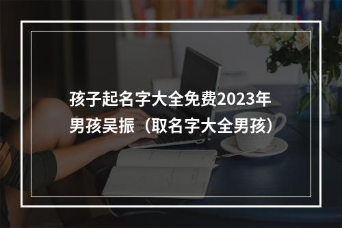 孩子起名字大全免费2023年男孩吴振（取名字大全男孩）