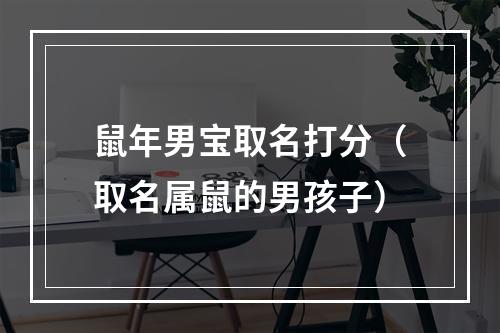 鼠年男宝取名打分（取名属鼠的男孩子）