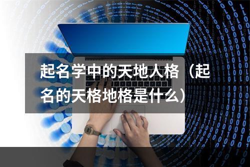 起名学中的天地人格（起名的天格地格是什么）
