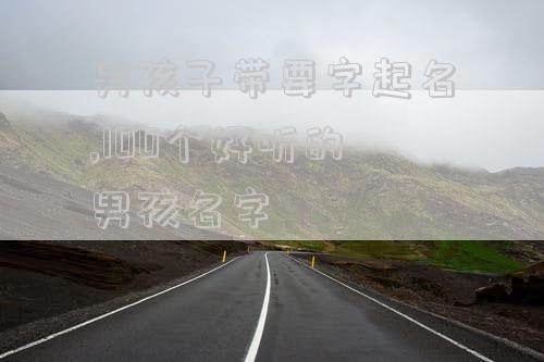 男孩子带要字起名,100个好听的男孩名字