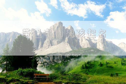 带墨字的男孩起名