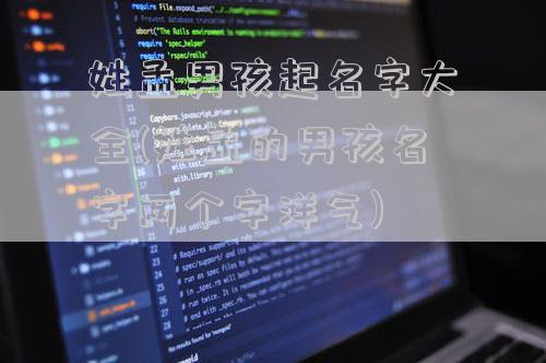 姓孟男孩起名字大全(姓孟的男孩名字两个字洋气)