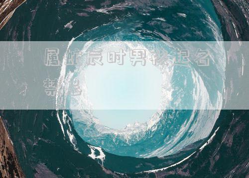属蛇辰时男孩起名禁忌