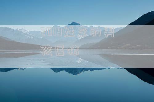 2019姓李的男孩属猪