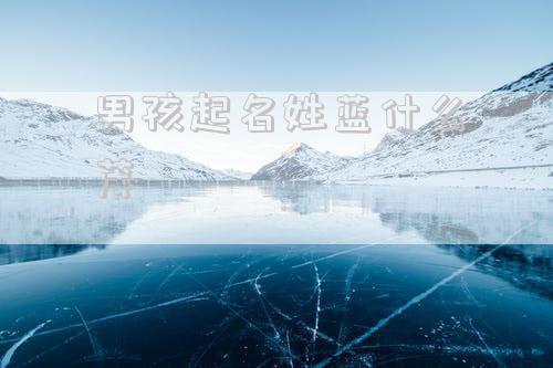 男孩起名姓蓝什么茂