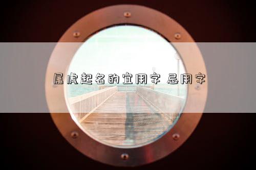 属虎起名的宜用字 忌用字