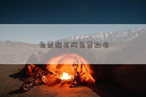 免费起名网免费取名